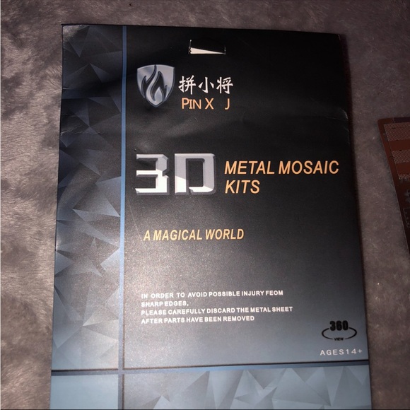 3D Metal Mosaic Kit Puzzle Castle looking like Disney Land Model Building  Kit - Picture 3 of 12